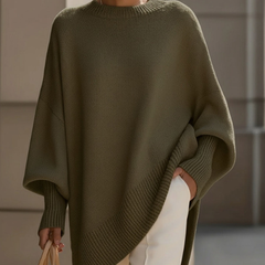 ELISE™ | Eleganter & Lässiger Strickpullover für Damen in Olivgrün