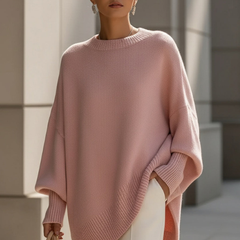 ELISE™ | Eleganter & Lässiger Strickpullover für Damen in Rosa