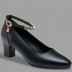 Zymara | Pumps aus hochwertigem Lackleder für Ihren Office-Style in Schwarz / Absatzhöhe 5 cm