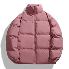 Winter Pufferjacke für Herren in Rosa