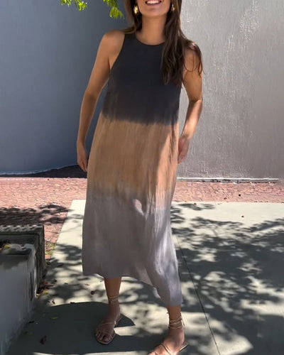 Fenja - Kleid - Farbverlauf - Ärmellos
