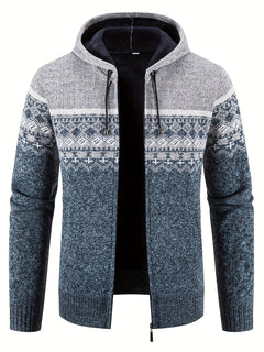 Arnold - Warme Strickjacke in Grau