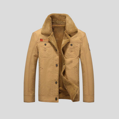 Isidor® | Dublin Lammfelljacke in Khaki