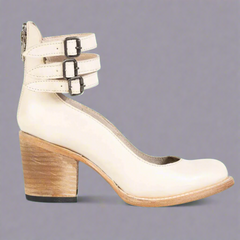 Clarine | Handgefertigte Premium-Stiefeletten für stilvolle Tage in Beige