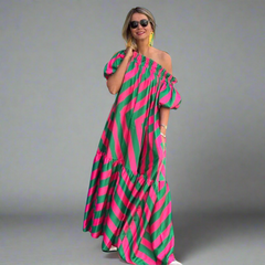Wernlind | Luftiges Maxikleid mit Stilfaktor in Rosa
