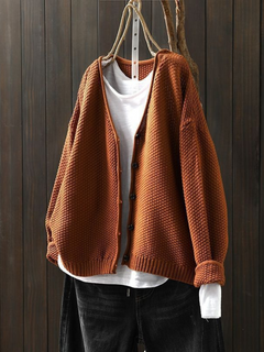 Amore | Strickcardigan in Camel