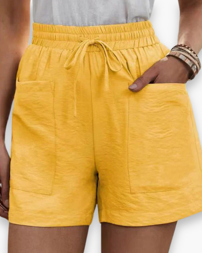 Damen Bequeme Freizeit Shorts | Mit Taschen