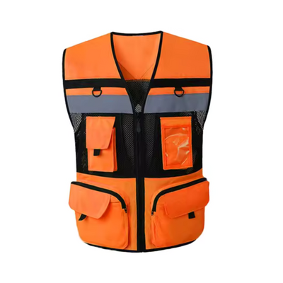 Jethro - Reflektierende Weste - Multi-Taschen-Stil