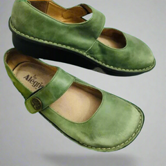 Petra | Neue Damen Einzelschuhe – Bequem und Elegant in Grün