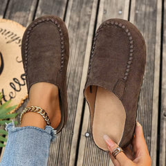 Zayella - Gepolsterte Wanderschuhe in Kaffee