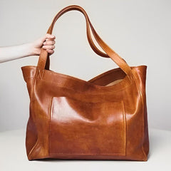 Élise | Retro Leder Tasche in Braun