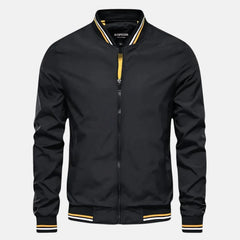Hansen | Herren Winddichte Komfort Jacke – Windbreaker Herren Komfort in Schwarz