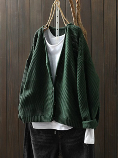 Amore | Strickcardigan in Grün
