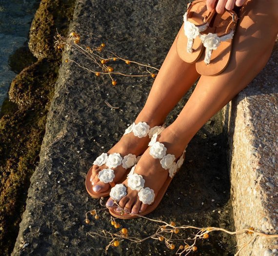 Serena® | Komfort Sommer Außenhandel Neue Pu Zehe Blumen