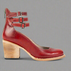 Clarine | Handgefertigte Premium-Stiefeletten für stilvolle Tage in Rot