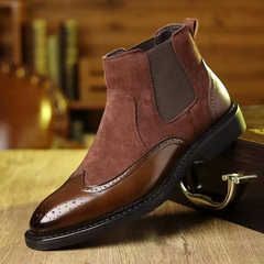 Riccardo Brogue Schuhe in Braun