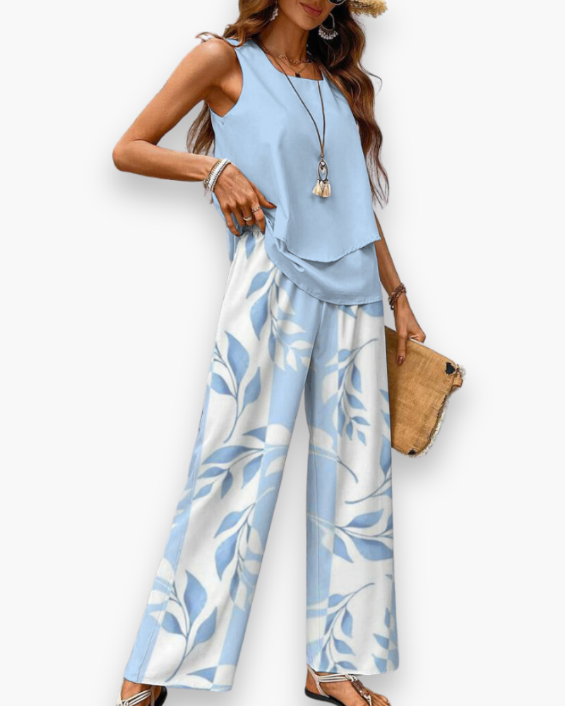 Damen Elegantes Fließendes Set | Stilvoll