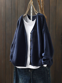 Amore | Strickcardigan in Marineblau