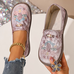 Delaney - Stützende Walking-Sneaker in Rosa