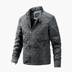 Friedrich - Gesteppte Herrenjacke in Grau