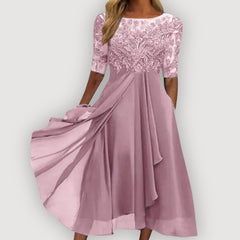 Doretta - Anmutiges Abendkleid in Rosa