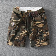 Lorthan - atmungsaktive Cargoshorts in Tarnmuster