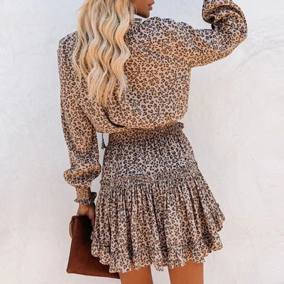Catharina - Mini-Kleid - Leopardenprint