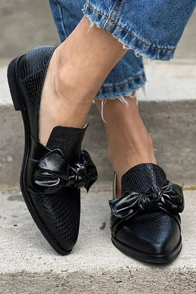 Dorena - Elegante Loafers mit Schlangenmuster-Print