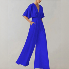 Yoko - Eleganter und trendiger Jumpsuit in Blau