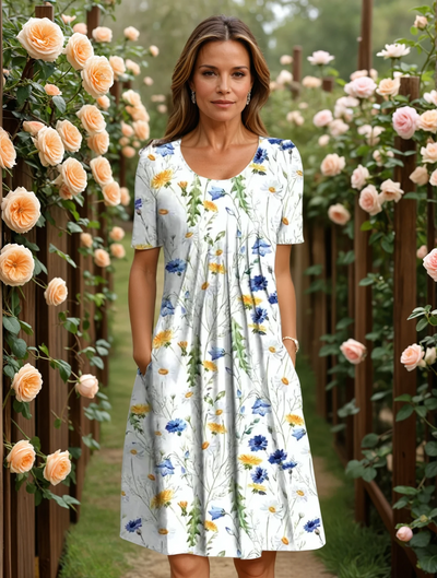 MARGA | ELEGANTES KLEID MIT BAUCHABDECKUNG