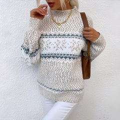Joselyne - Damenpullover für den Winter in Grau