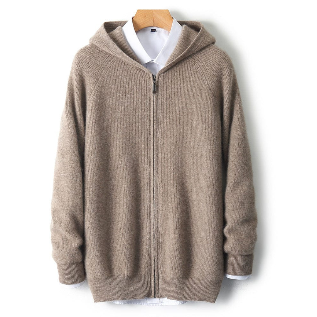 Kenton - Zip-Hoodie - Minimalistischer Rippstil