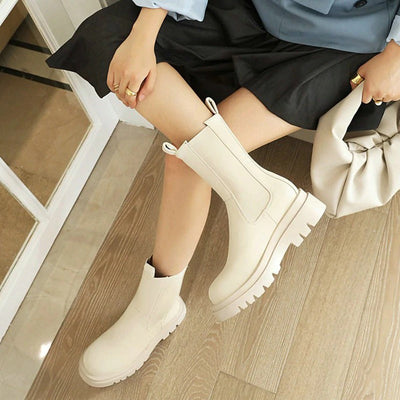 Chunky Sohle Stiefeletten für Damen