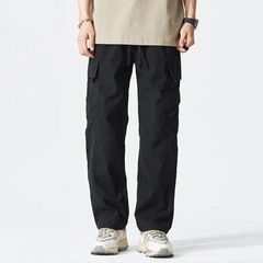 David | Herren Cargo Pants Brighton im entspannten Look in Schwarz