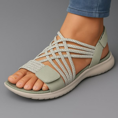 Sanarita - Orthopädische Sandalen in Grün