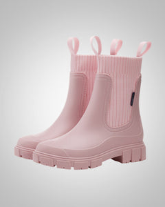 Verena | Damen Sommer Wasserdichte Gummistiefel in Rosa