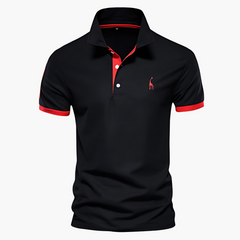 Ben | Premium Casual Polohemd in Schwarz