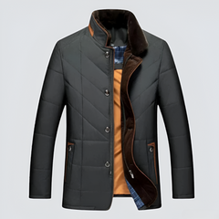 Solomon - Winterjacke mit Stehkragen in Grün