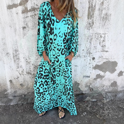 Denise | Leo-Muster-Kleid