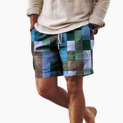 Schnelltrocknende Badeshorts für Herren - Sommer-Style in Blau