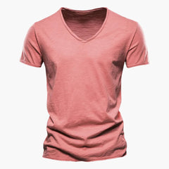 Leichtes Sommerhemd - Für Herren mit Kurzarm & Komfort in Rosa