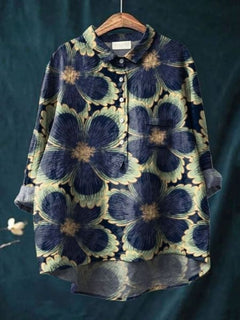 Sarah | Blumenmuster Peasant Bluse in Blumenmuster 2