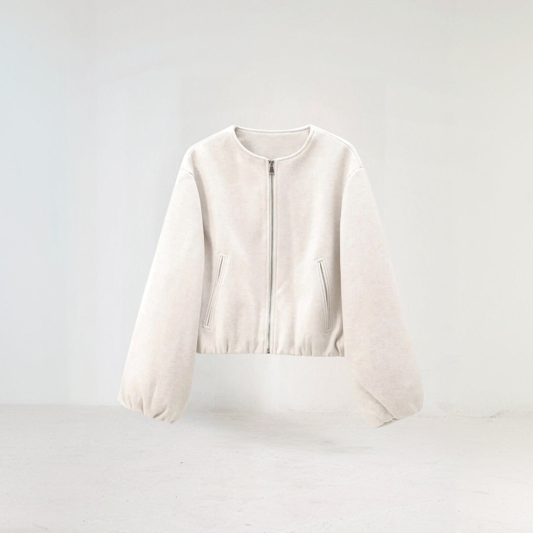 Damen Langarm Übergangsjacke | Gekürzte Passform