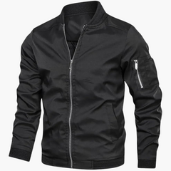 Bomberjacke für Herren - Modern, Leicht & Komfortabel in Schwarz