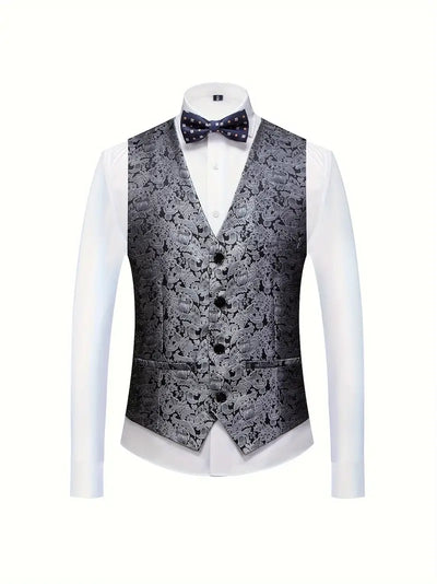 Herren Modisches 3-Dreiteiler Set | Hochzeitsgast Anzug