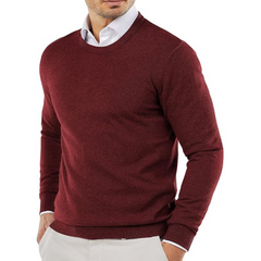 Kolby - Slim-Fit-Pullover - Moderner Minimalismus in Rot