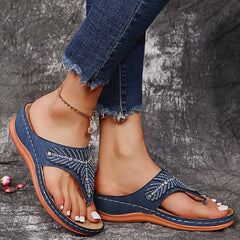 Ricarda® | Lebendige Damensandalen in Blau