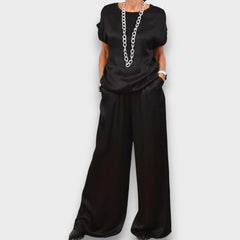 Elodie – Elegantes zweiteiliges Set in Schwarz