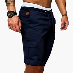 Cargoshorts mit Taschen für Herren - Freizeit Sommerstyle in Blau