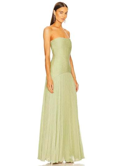 Zynella - Ärmelloses Maxikleid mit tiefem Taillenschnitt